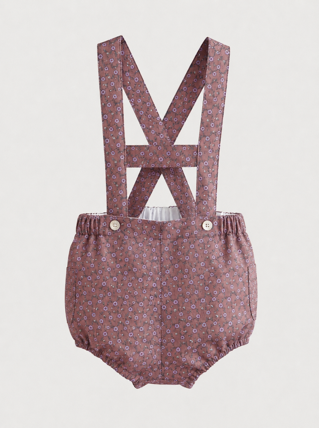 Pantalón con tirantes bolsillos - Tierra