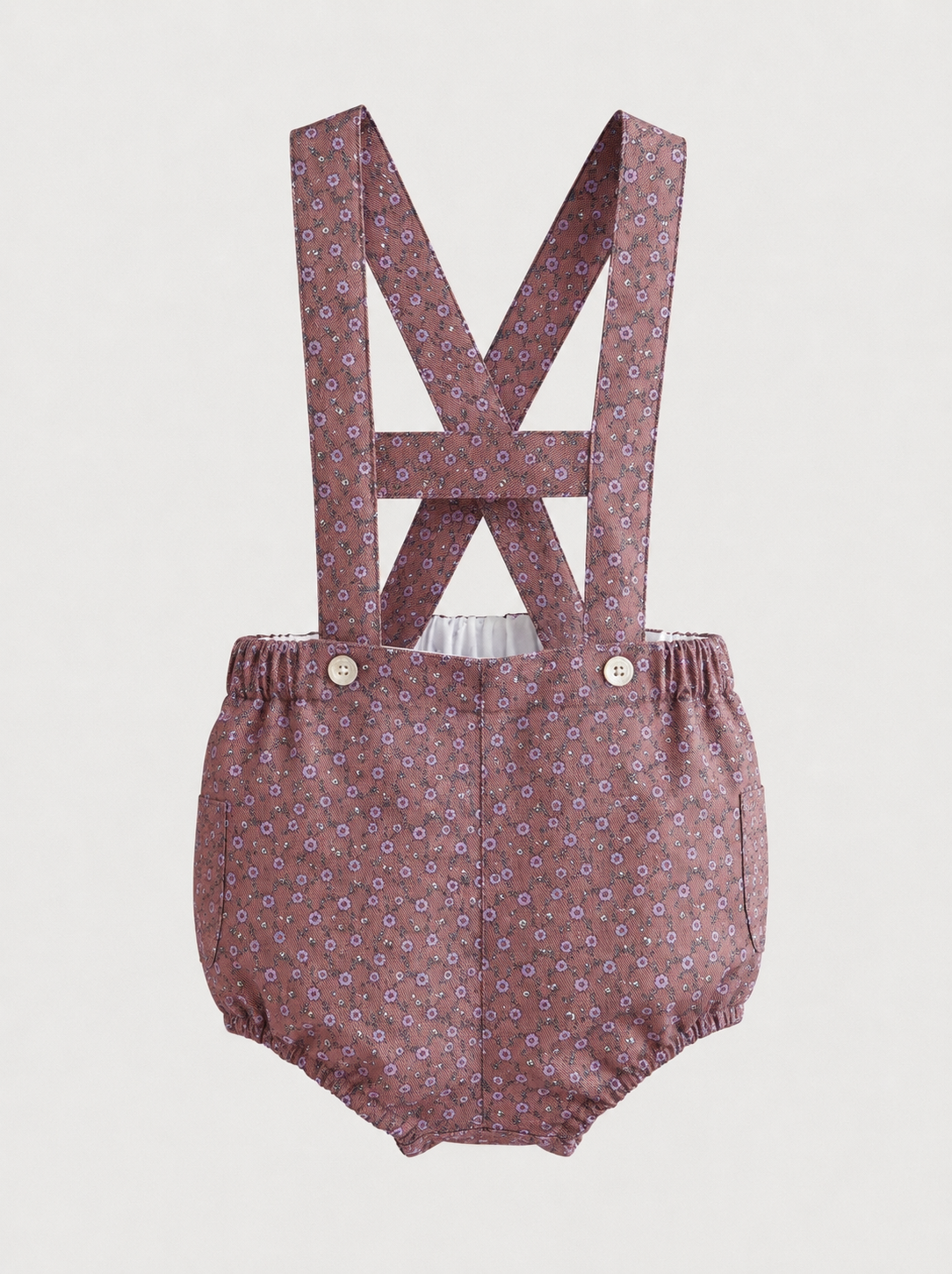 Pantalón con tirantes bolsillos - Tierra