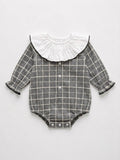 Pelele con cuello blanco - Castaño