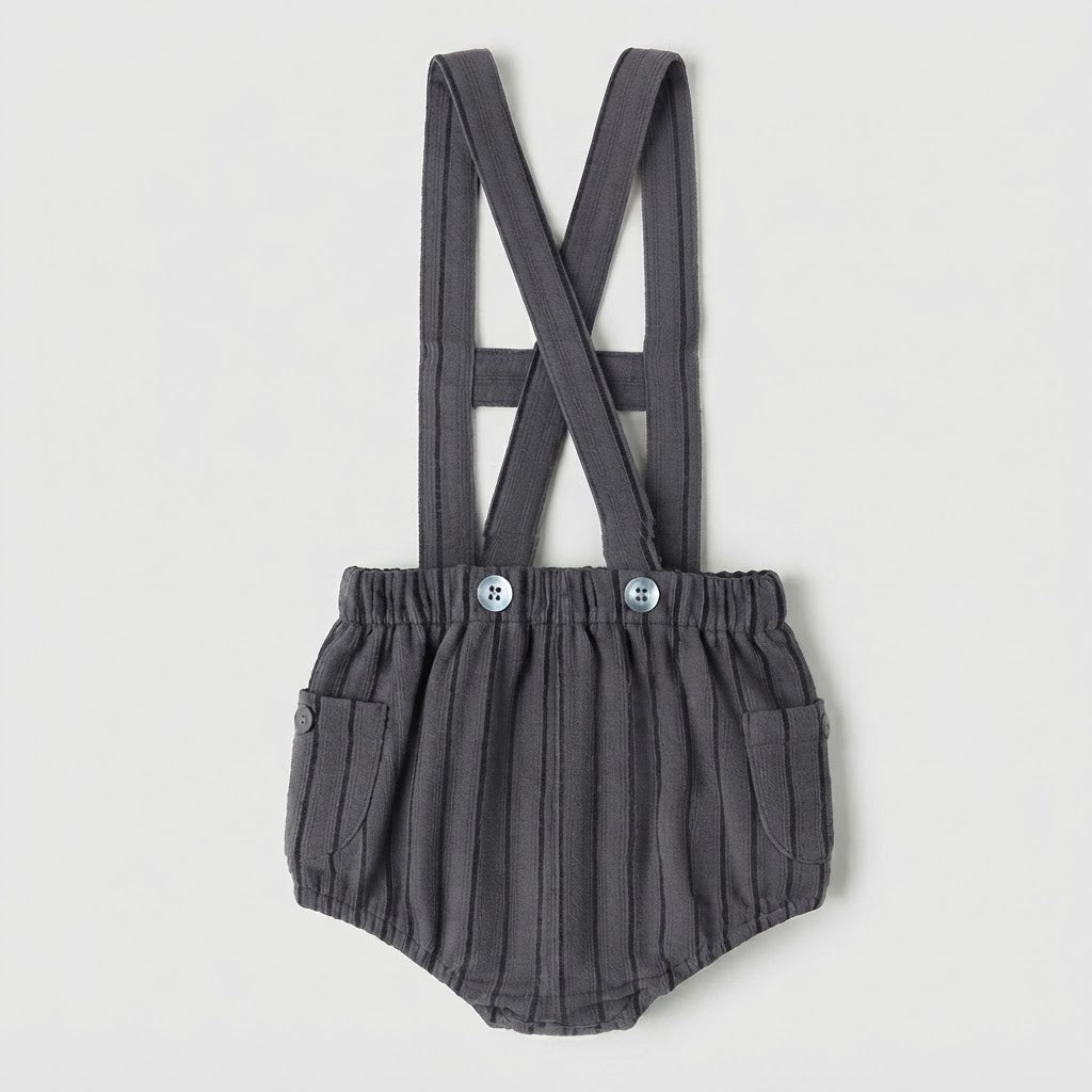 Pantalón con tirantes bolsillos - Olmo