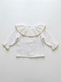 Camisa con cuello - Detalle mostaza