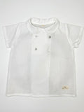 Camisa manga corta blanca